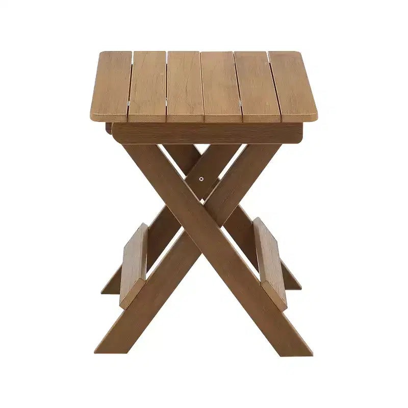 Table et chaises de salle à manger pliantes en polystyrène choc