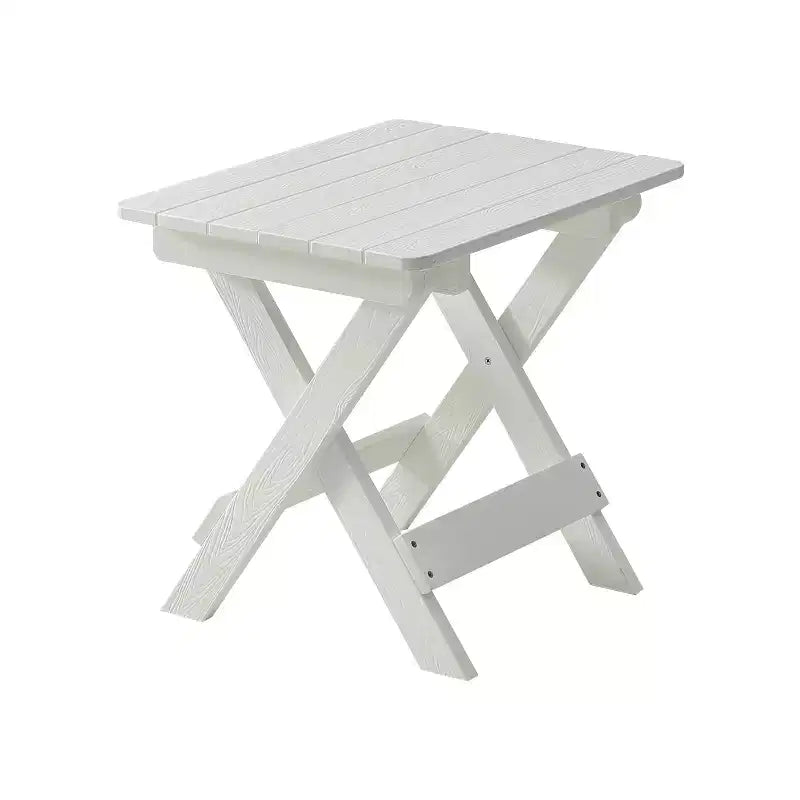 Table et chaises de salle à manger pliantes en polystyrène choc