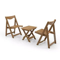 Table et chaises de salle à manger pliantes en polystyrène choc