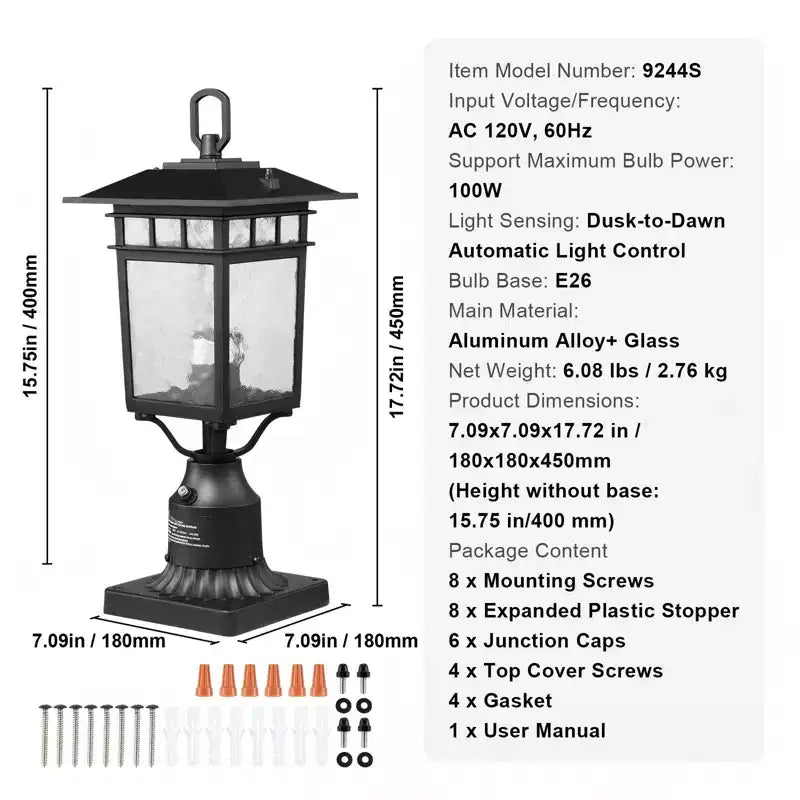lampadaires extérieurs du crépuscule à l'aube