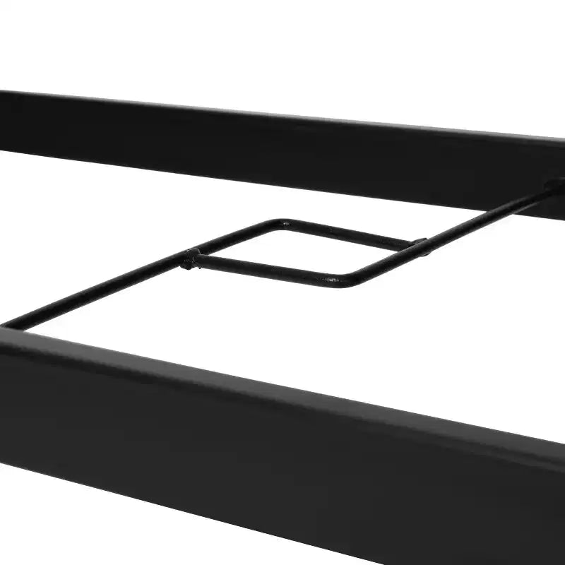 Table de patio rectangulaire avec plateau en verre trempé et