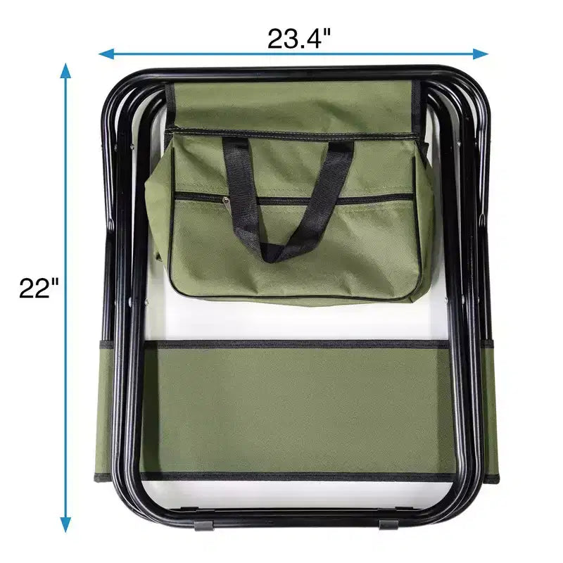 Lot de 4 chaises pliantes portables avec sac de rangement, capacité de charge maximale de 127 kg